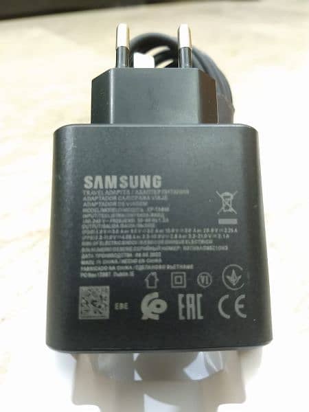 Samsung 25w/35w/45w Adapter with Type c to c Cable 1