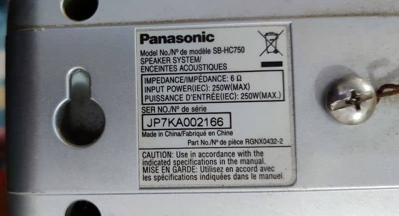 Panasonic center speakers genuine ( per Piece ) 3