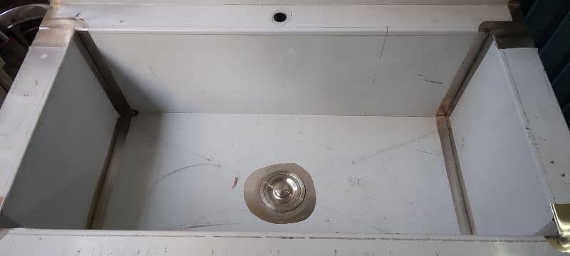 washing sink 24x48 double tub stainless Steel non magnet 5