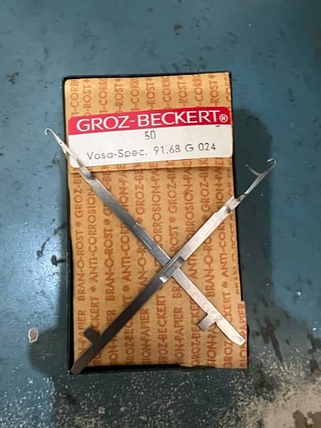 rtr machine knitting needles Groz-Beckert 83.68 and 91.68 1