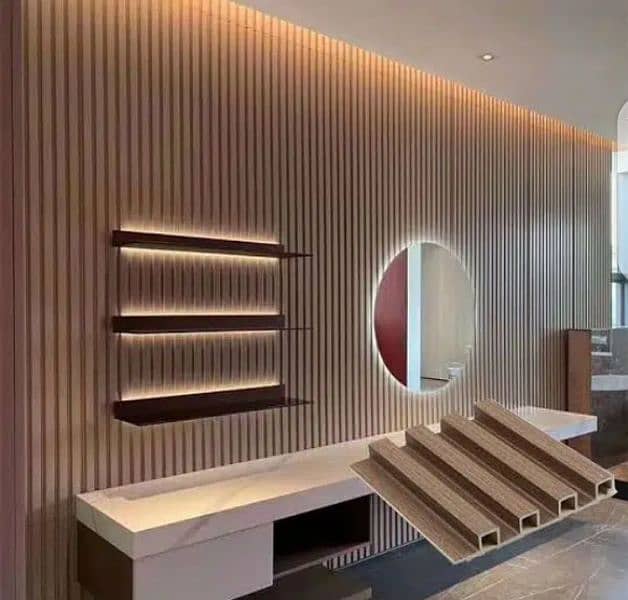 False ceiling,cnc design,media wall,kitchen cabinets,wooden work,glass 5
