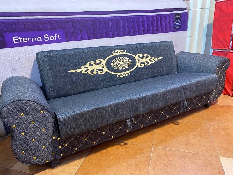 SOFA CUM BED (2in1)(sofa + bed)(Molty foam)(10 years warranty ) 18