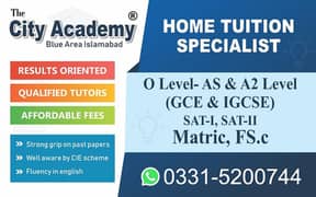 Experienced Female Home tutor required