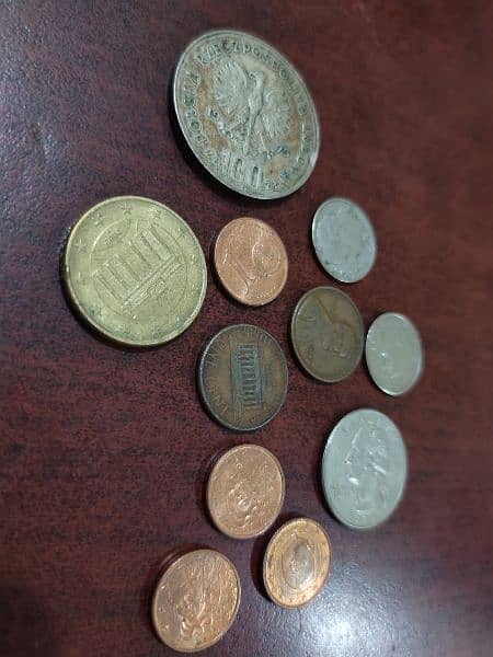 Antique Coins Pakistan and others pounds Dollar 1