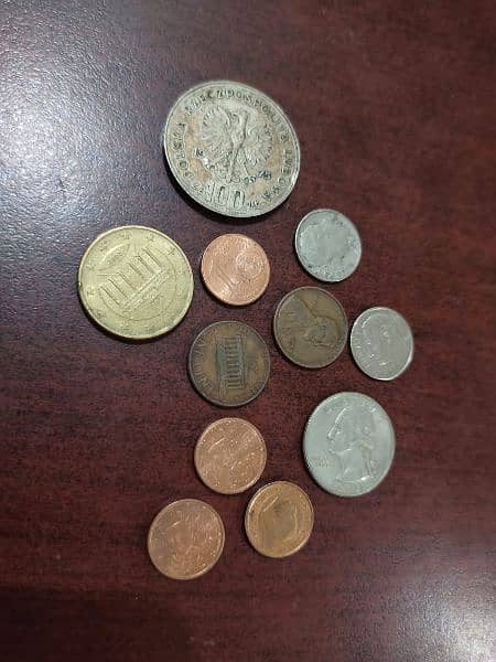 Antique Coins Pakistan and others pounds Dollar 9