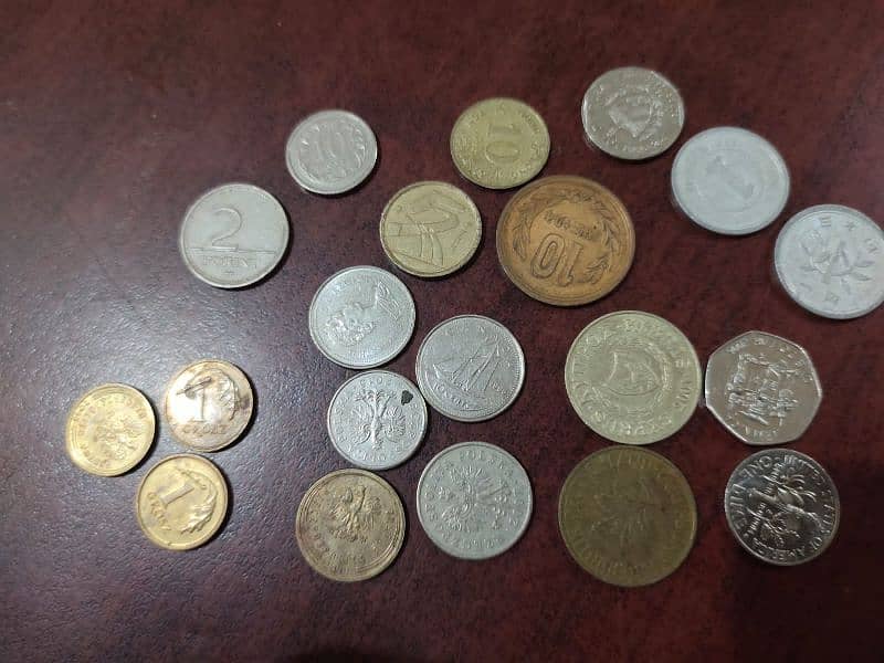 Antique Coins and others pounds Dollar 18