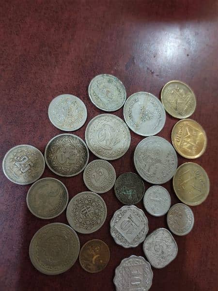 Antique Coins Pakistan and others pounds Dollar 13