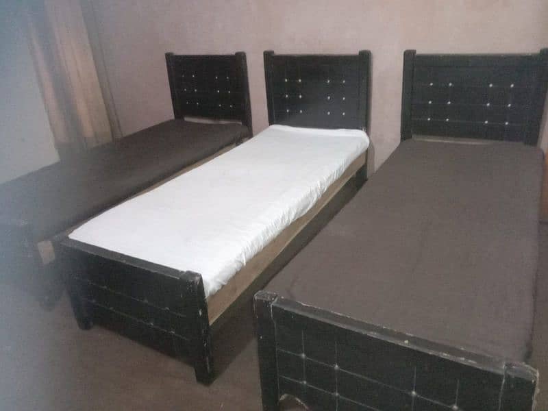 Boys Hostel in Johar Town Faisal model 2 3 seater bedroom seat per day 6