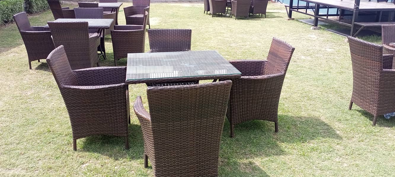 Jojio Outdoor Seating, Dining Cafe Restaurant Lawn Garden Chairs 2