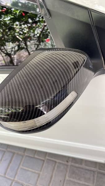 Honda City 2011-2020 Side mirror carbon fiber cover 1