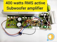 400 watts RMS active subwoofer kit
