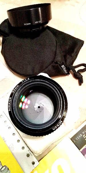 Nikon 50mm f1.2 AIS Manual Cinematic Lens 9 Blades Classic Version 0