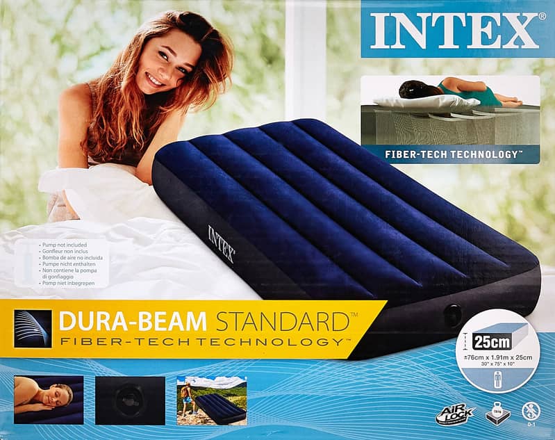 Intex single 2025 air bed