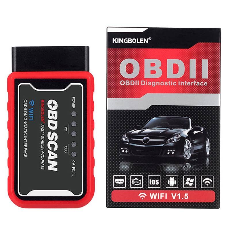 Original KINGBOLEN OBD2 ELM327 WIFI 1.5V 03020062817 0