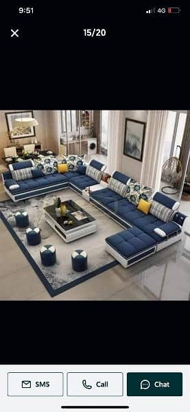 new  tv lonch style sofa set 4