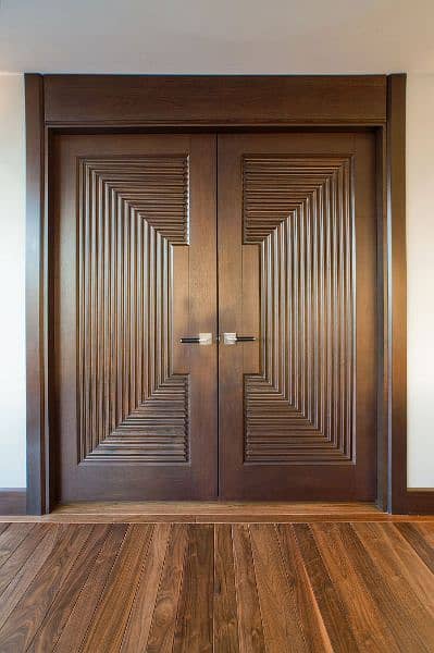 Solid Wood Door/Semi Solid Wooden Door/Engineering Doors/Panel doors 1