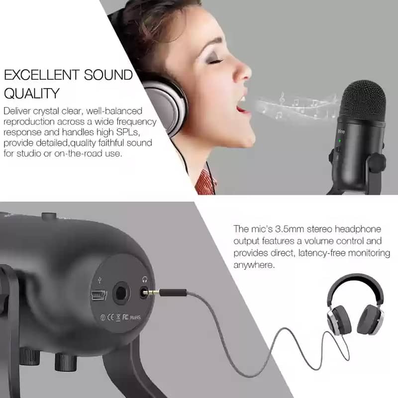 Fifine K678 USB recording streaming/gaming microphone