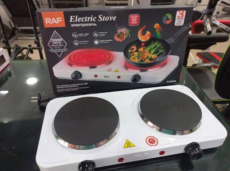 Double Burner Hot Plate Stove - ڈبل برنر ہاٹ پلیٹ سٹو 0