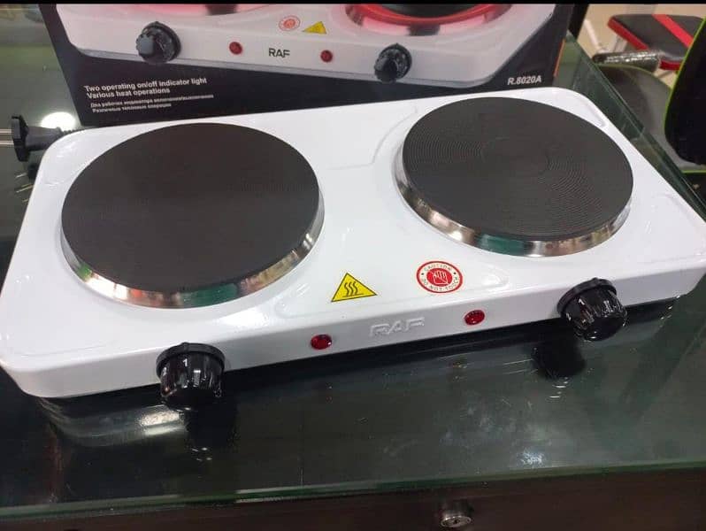 Double Burner Hot Plate Stove - ڈبل برنر ہاٹ پلیٹ سٹو 1