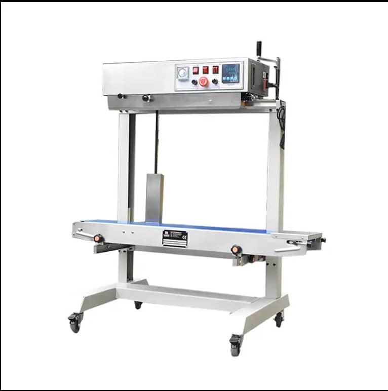 Vertical Continuos Plastic bags sealing machines heavy duty with print 0