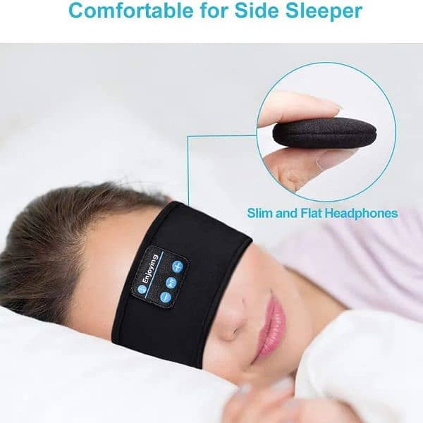 Original Wireless Bluetooth Headset sports sleep headband earbud mask 2