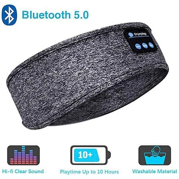 Original Wireless Bluetooth Headset sports sleep headband earbud mask 3