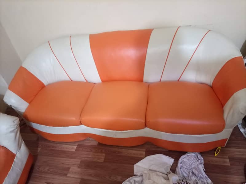 Sofas in Beautiful Orange Color 1