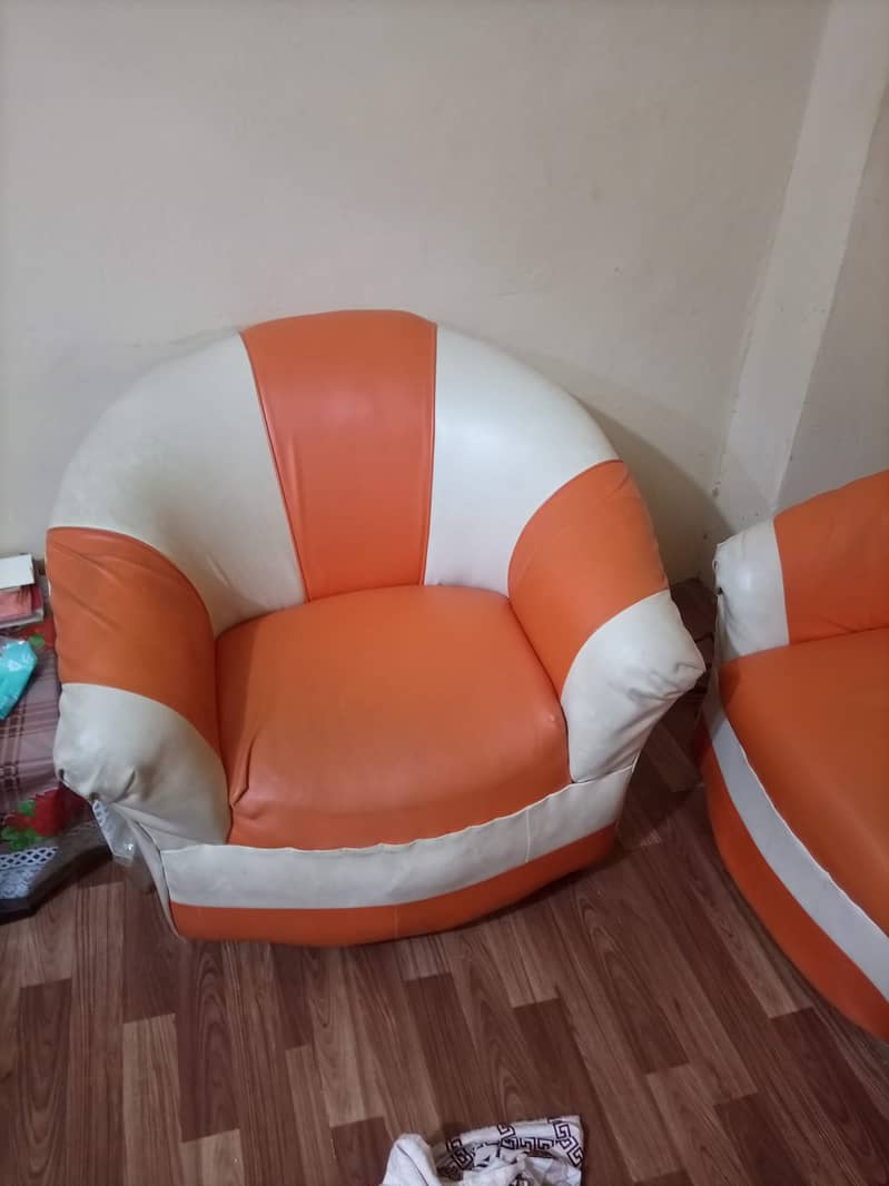 Sofas in Beautiful Orange Color 2