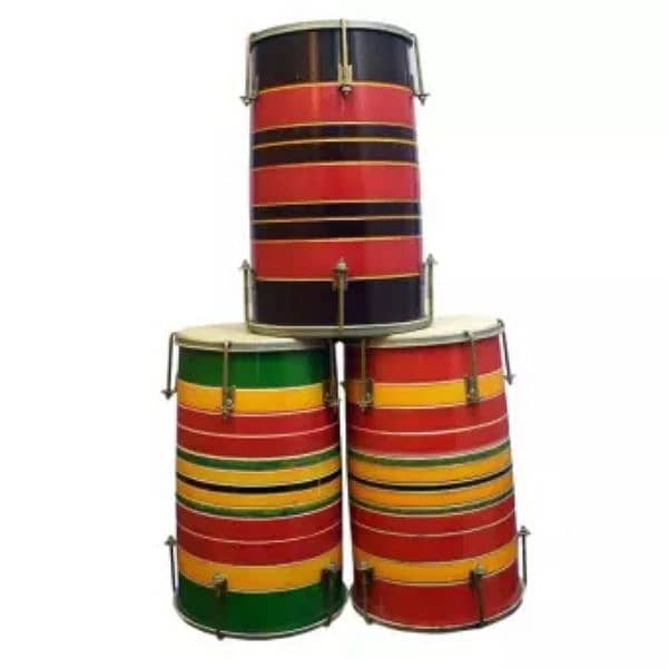wooden Dholak best quality for wedding mehndi functions 2