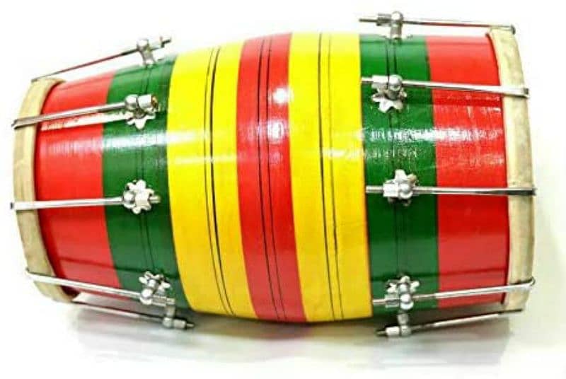 wooden Dholak best quality for wedding mehndi functions 6