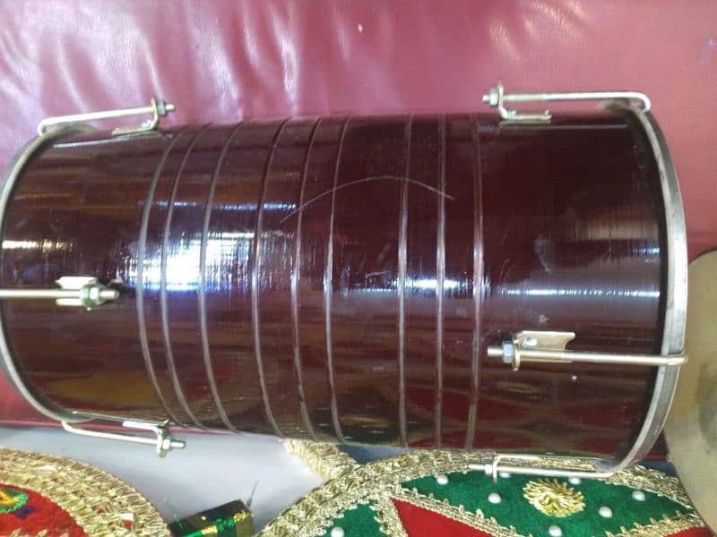 wooden Dholak best quality for wedding mehndi functions 13