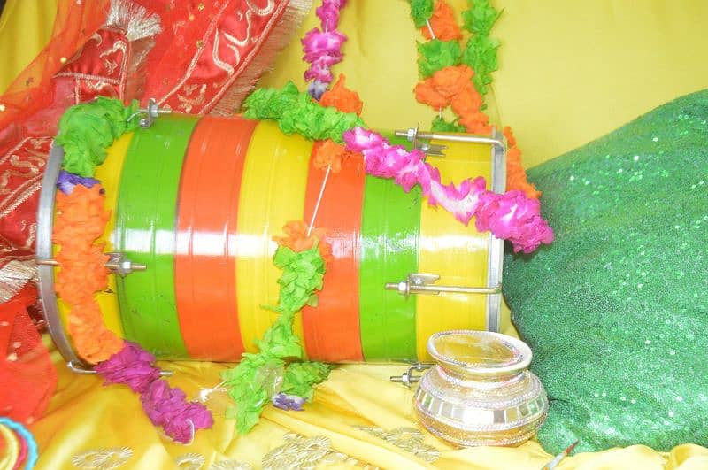 High Quality Dholak or Dholki Mehndi Dholki available 0