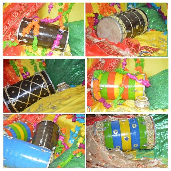 High Quality Dholak or Dholki Mehndi Dholki available 1