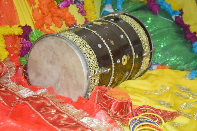 High Quality Dholak or Dholki Mehndi Dholki available 7