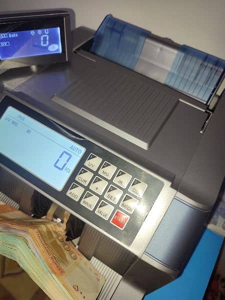 cash counting machines, mix cash value count machine with fake detect 12