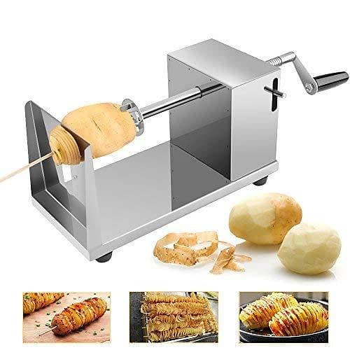 Manual Stainless Steel Sweet Potatoes Machine Potato Slicer Potato Spiral  Cutter For Kitchen Tool