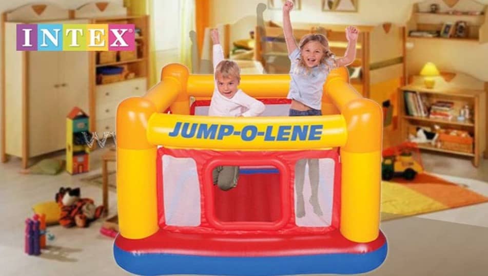 INTEX trampoline children's play jumping bed home folding 03020062817 1
