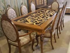 Dining Table / 8 seater dining Table / Wooden dining Table