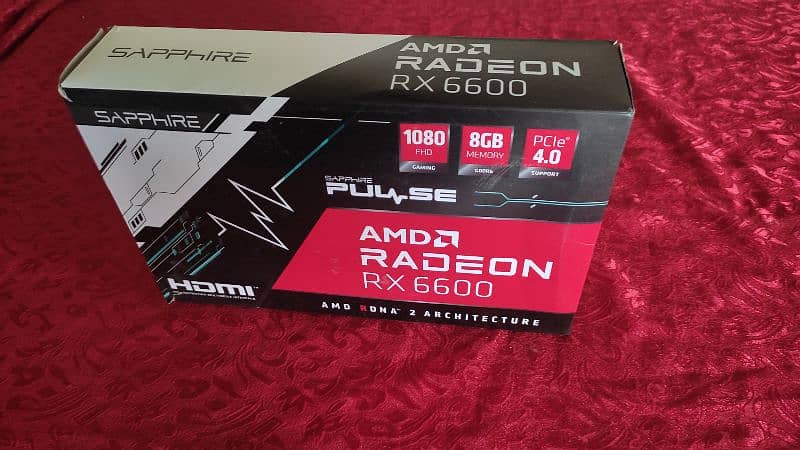 AMD Sapphire Pulse Rx 6600 8GB with box 2