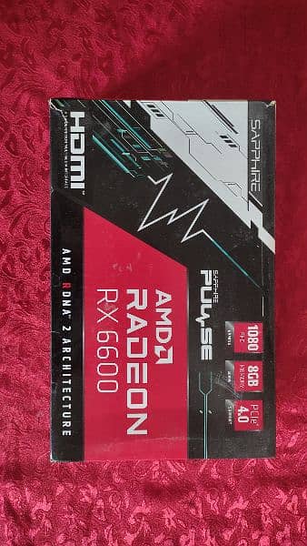 AMD Sapphire Pulse Rx 6600 8GB with box 3