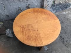 double branded round center table
