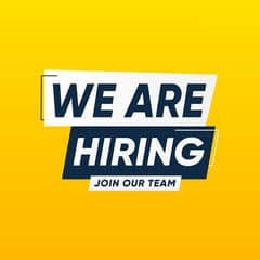 We are looking for staff memebers