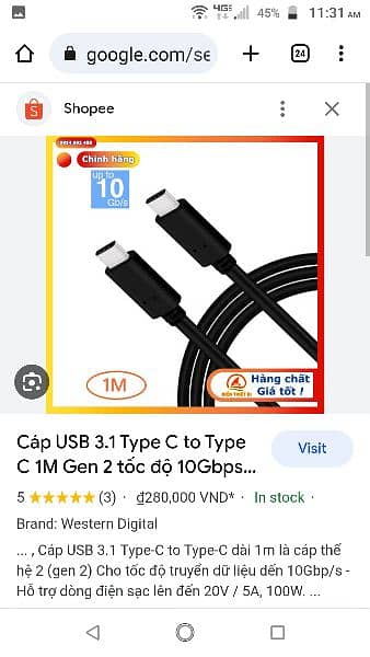 4k 60hz display  type C cable for type C monitor 2