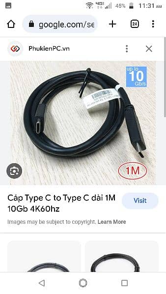 4k 60hz display  type C cable for type C monitor 8