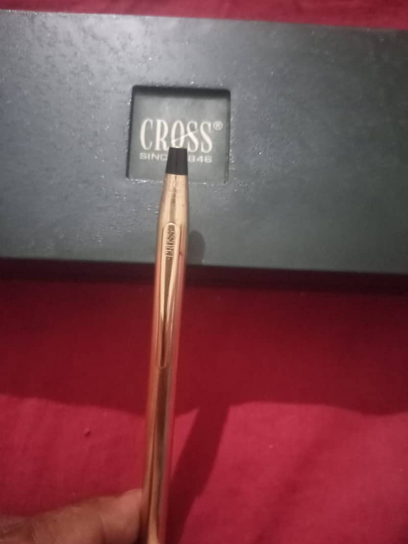 CROSS VINTAGE CEN CLASSIC BALL PEN 14 KRT GOLD PLATED MADE IN IRELAND 4