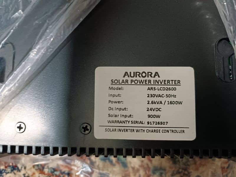 Solar Power Inverter 2.6kVA 1600W 5