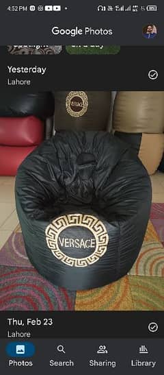 EMBROIDERED BEAN BAGS XL SIZE