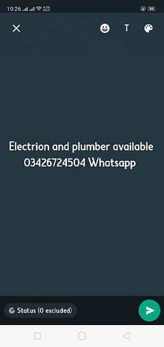 electrion and plumber available