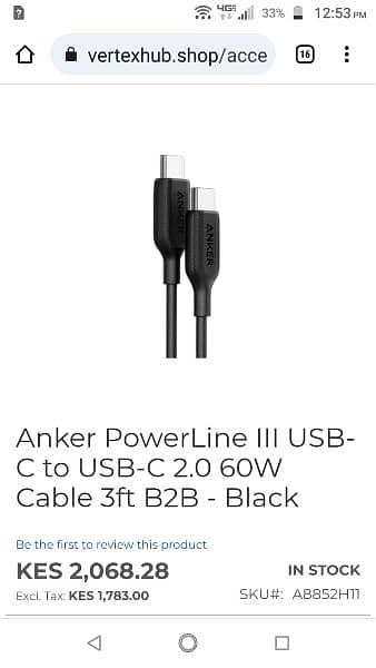 iphone 15 pro max charging cable by Anker 0