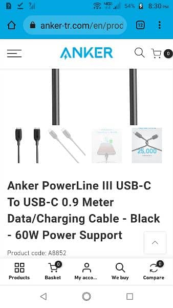 iphone 15 pro max charging cable by Anker 3